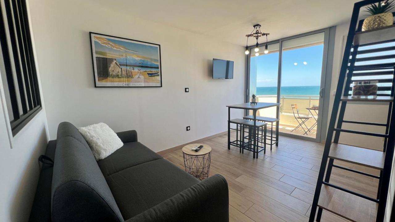 Appartement Cosy, Vue Mer Avec Parking Privatif Canet-en-Roussillon Exterior photo