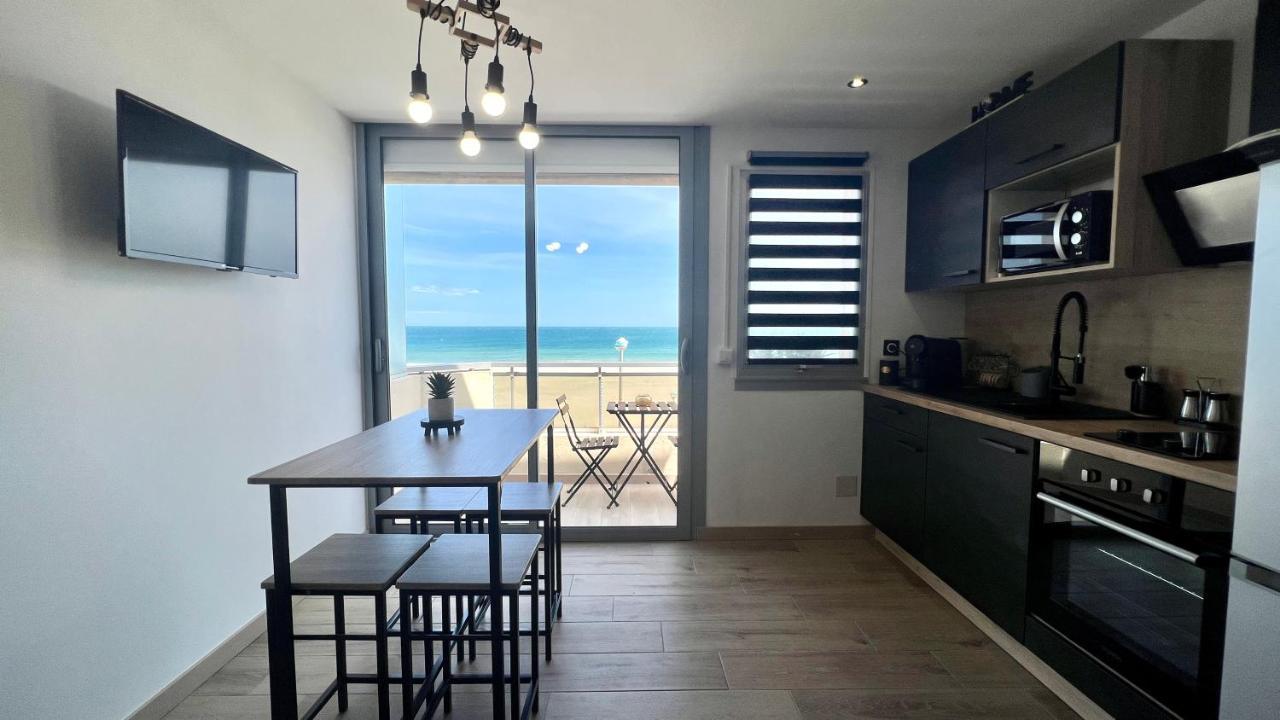 Appartement Cosy, Vue Mer Avec Parking Privatif Canet-en-Roussillon Exterior photo
