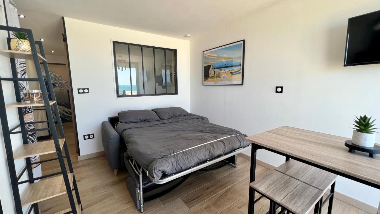 Appartement Cosy, Vue Mer Avec Parking Privatif Canet-en-Roussillon Exterior photo