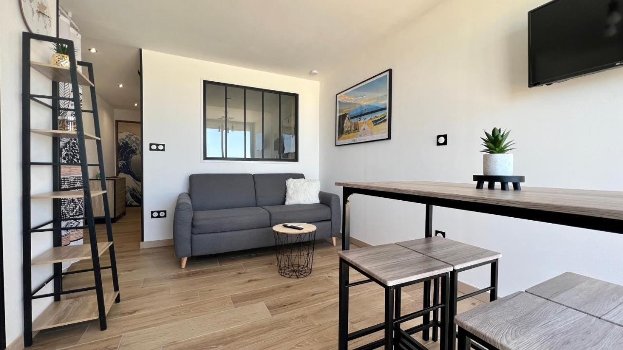 Appartement Cosy, Vue Mer Avec Parking Privatif Canet-en-Roussillon Exterior photo