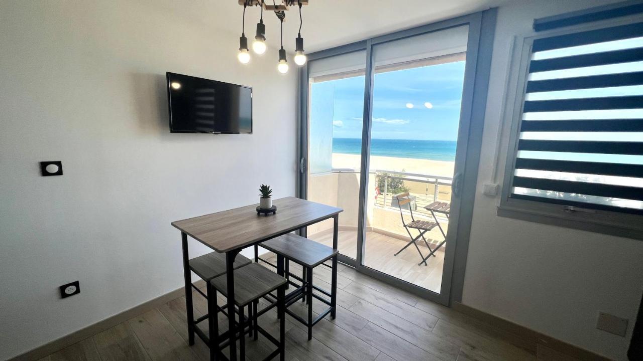 Appartement Cosy, Vue Mer Avec Parking Privatif Canet-en-Roussillon Exterior photo